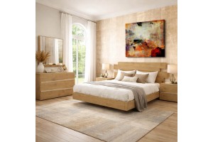 Σετ κρεβατοκάμαρας Θέτις ελληνικής κατασκευής Δρυς Rustic