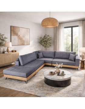 Καναπές γωνία Αιδηψός 280 X 300 X 100