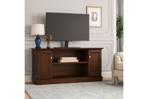 Έπιπλο τηλεόρασης με ντουλάπια ελληνικής κατασκευής ξύλο οξιάς 110Χ40X50