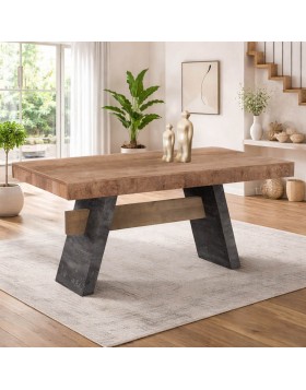 Τραπέζι Τραπεζαρίας Επεκτεινόμενο 170εκ(+50+50εκ)x90εκ Alpha