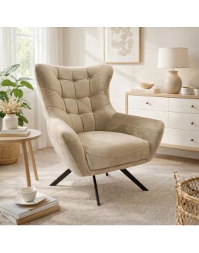 Πολυθρόνα Orlando ελληνικής κατασκευής με περιστρεφόμενη βάση