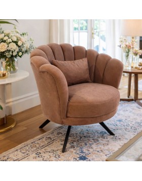 Πολυθρόνα Santa Monica ελληνικής κατασκευής με περιστρεφόμενη βάση