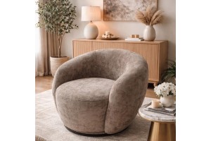 Πολυθρόνα San Antonio ελληνικής κατασκευής με περιστρεφόμενη βάση