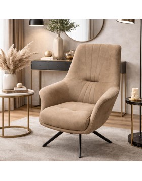 Πολυθρόνα San Diego ελληνικής κατασκευής με περιστρεφόμενη βάση