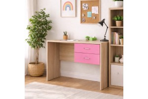Γραφείο από μελαμίνη με 2συρτάρια Παιδικό 100x55x77