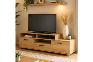 Έπιπλο τηλεόρασης Octavia ελληνικής κατασκευής 130x44,5x48Υ