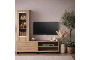 Σύνθεση σαλονιού Hugo ελληνικής κατασκευής 135x45Bx140Y