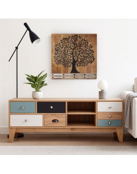 Έπιπλο Τηλεόρασης Boho ελληνικής κατασκευής 150x45Bx51Y 