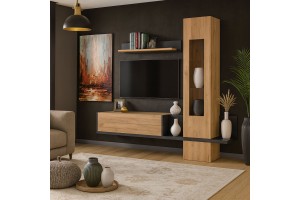 Σύνθετο Σαλονιού Tove Μ220xΒ40xΥ200εκ. ελληνικής κατασκευής