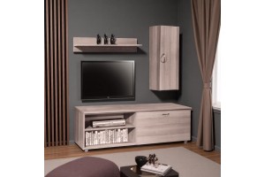 Σύνθεση σαλονιού Gray ελληνικής κατασκευής 140x40Bx54Y 