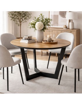 Ροτόντα Demy Δρυς καπλαμά ελληνικής κατασκευής Φ90cm