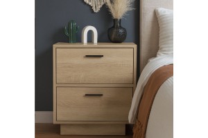 Κομοδίνο με 2 συρτάρια Sugar 50x36x55εκ. ελληνικής κατασκευής