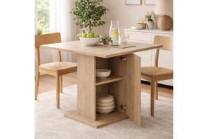 Τραπέζι με αποθηκευτικό χώρο 120x80x76εκ ελληνικής κατασκευής