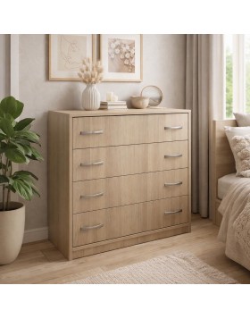 Συρταριέρα Ελληνικής κατασκευής  με 4 συρτάρια 80Μx40Bx84Yεκ 