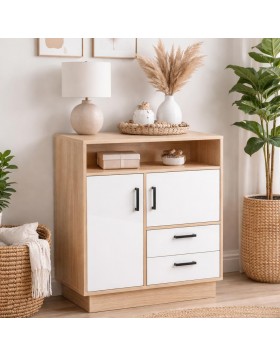 Συρταριέρα-έπιπλο τηλεόρασης Ελληνικής κατασκευής με 2 συρτάρια και 2 ντουλάπια  80Μx45Bx100Yεκ