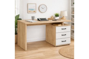 Γραφείο Ελληνικής κατασκευής με 3 συρτάρια 120Χ50ΒΧ77Υ