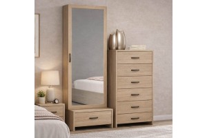 Μπουντουάρ με καθρέφτη και συρταριέρα Ελληνικής κατασκευής 