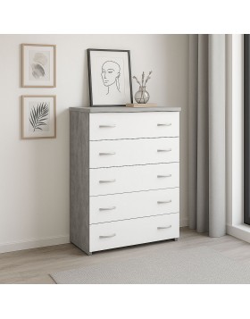 Συρταριέρα Ελληνικής κατασκευής με 5 συρτάρια Υ120xΠ90xΒ45 cm