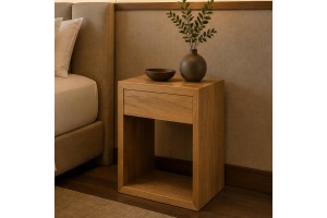 Κομοδίνο από δρυς MDF Ibiza 40Πx30x60Y
