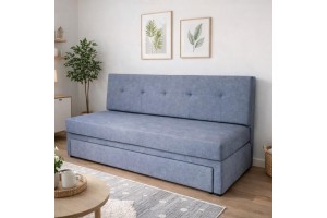Καναπές κρεβάτι με συρόμενο μηχανισμό ελληνικής κατασκευής 200*100 