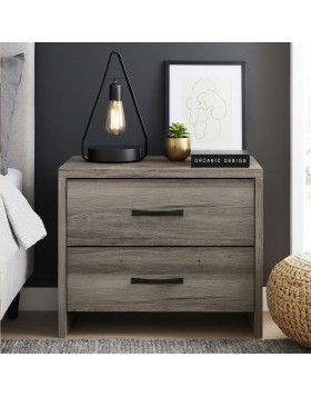 Κομοδίνο με 2 συρτάρια  ελληνικής κατασκευής 50x35x44cm