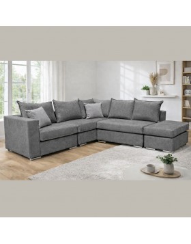 Καναπές γωνία Lotus 280x260 ελληνικής κατασκευής