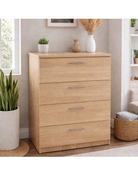 Συρταριέρα Ελληνικής κατασκευής με 3 συρτάρια και 1 ντουλάπι  90 Πλάτος x 44 Βάθος x 90 Ύψος