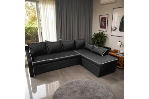 Καναπές γωνία Emily 265x180x90cm ελληνικής κατασκευής