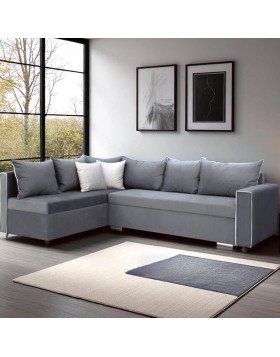 Καναπές γωνία Elliot 285x195x88cm ελληνικής κατασκευής