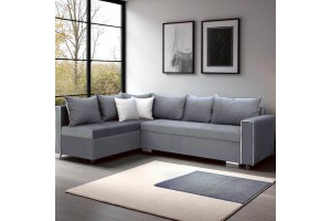 Καναπές γωνία Elliot 285x195x88cm ελληνικής κατασκευής