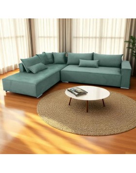 Καναπές γωνία Palmer 280x210x100Βεκ  ελληνικής κατασκευής
