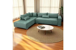 Καναπές γωνία Palmer 280x210x100Βεκ  ελληνικής κατασκευής