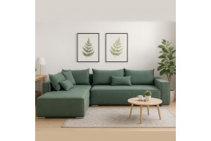 Καναπές γωνία Palmer 280x210x100Βεκ  ελληνικής κατασκευής