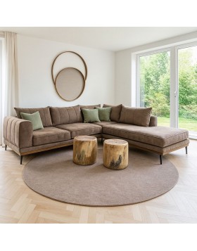 Καναπές γωνία Sierra 310x246x103cm  ελληνικής κατασκευής