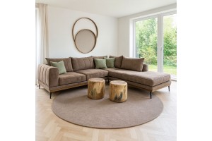 Καναπές γωνία Sierra 310x246x103cm  ελληνικής κατασκευής