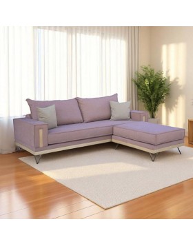 Καναπές γωνία Amber 240x195x96 ελληνικής κατασκευής
