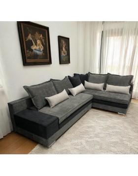 Καναπές γωνία Ariadne 290x240x100cm ελληνικής κατασκευής