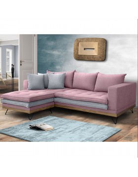 Καναπές γωνία Passion ελληνικής κατασκευής 240x170x100