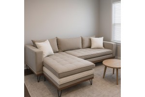 Καναπές γωνία Passion ελληνικής κατασκευής 240x170x100