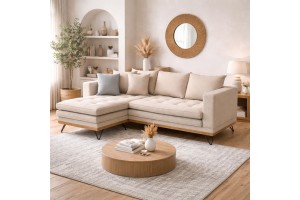 Καναπές γωνία Passion ελληνικής κατασκευής 240x170x100