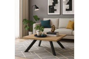 Τραπεζάκι σαλονιού Brody 90x90x42