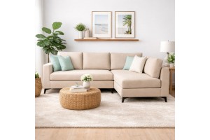 Καναπές γωνία Ruby ελληνικής κατασκευής 250*180*95