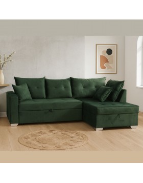 Καναπές κρεβάτι Genesis με μηχανισμό και αποθηκευτικό χώρο ελληνικής κατασκευής 245Χ170