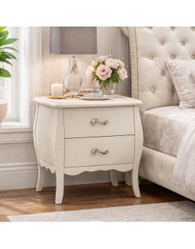 Κομοδίνο ελληνικής κατασκευής Lennon δρυς Mdf 