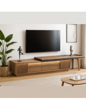 Έπιπλο τηλέόρασης Style ελληνικής κατασκευής 270x40εκ