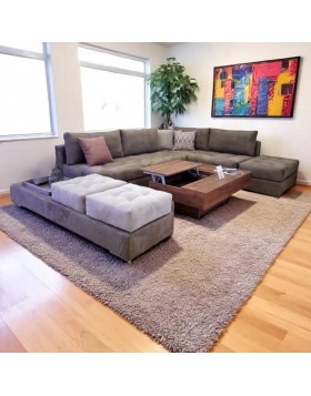 Καναπές γωνία σε σχήμα Π  240Γx320x160x95 εκ.