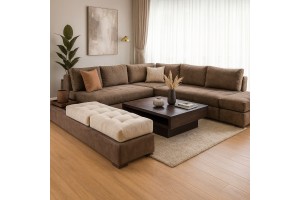 Καναπές γωνία σε σχήμα Π  240Γx320x160x95 εκ.