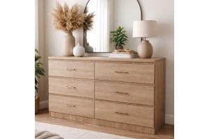 Συρταριέρα Ελληνικής κατασκευής με 6 συρτάρια  130x45Bx80Yεκ 