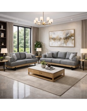 Σετ Καναπές 3θέσιος και 2θέσιος Καλυψώ ελληνικής κατασκευής 230x95 και 180x95