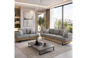 Σετ Καναπές 3θέσιος και 2θέσιος Καλυψώ ελληνικής κατασκευής 230x95 και 180x95